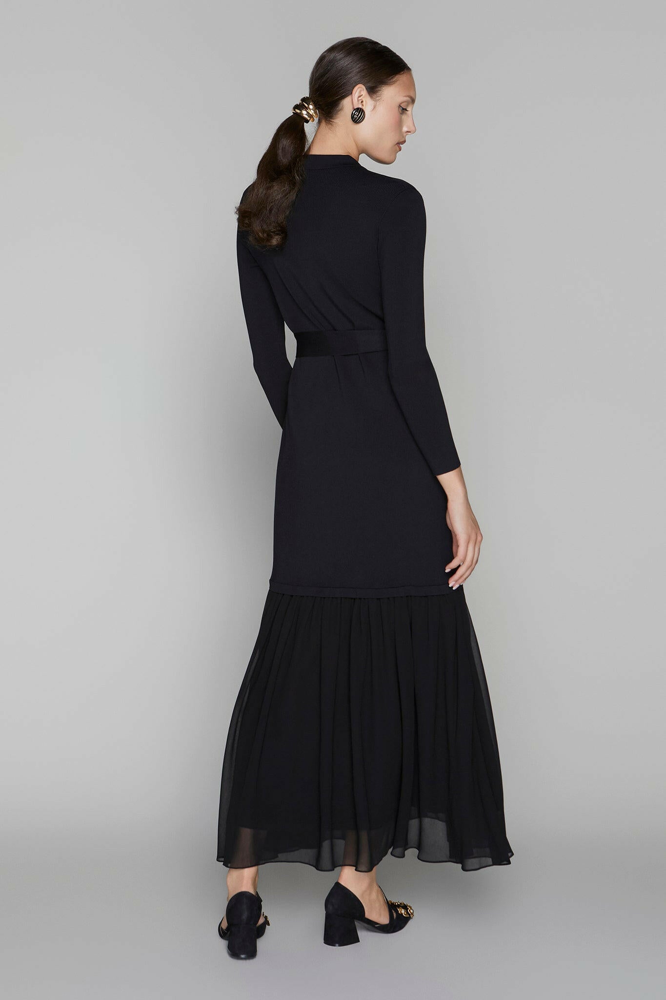 Harlow Dress in Black Apparalel