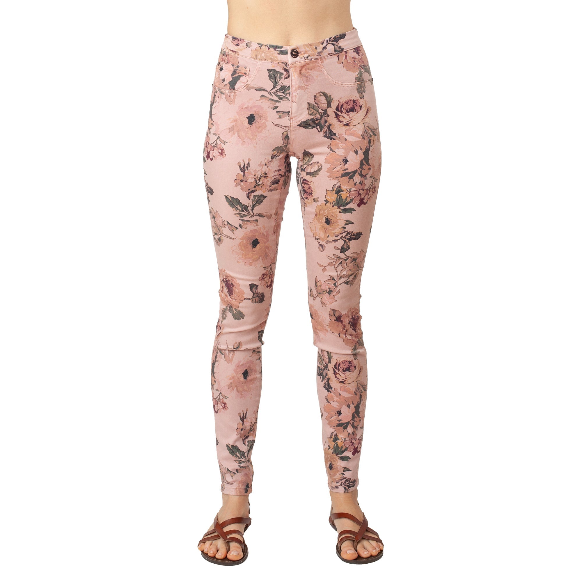 Printed Skinny Fit Jeans Basic Signature Style