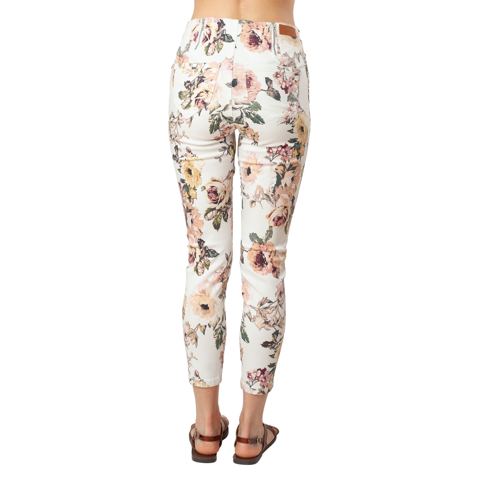 Calça jeans estampada estilo básico exclusivo