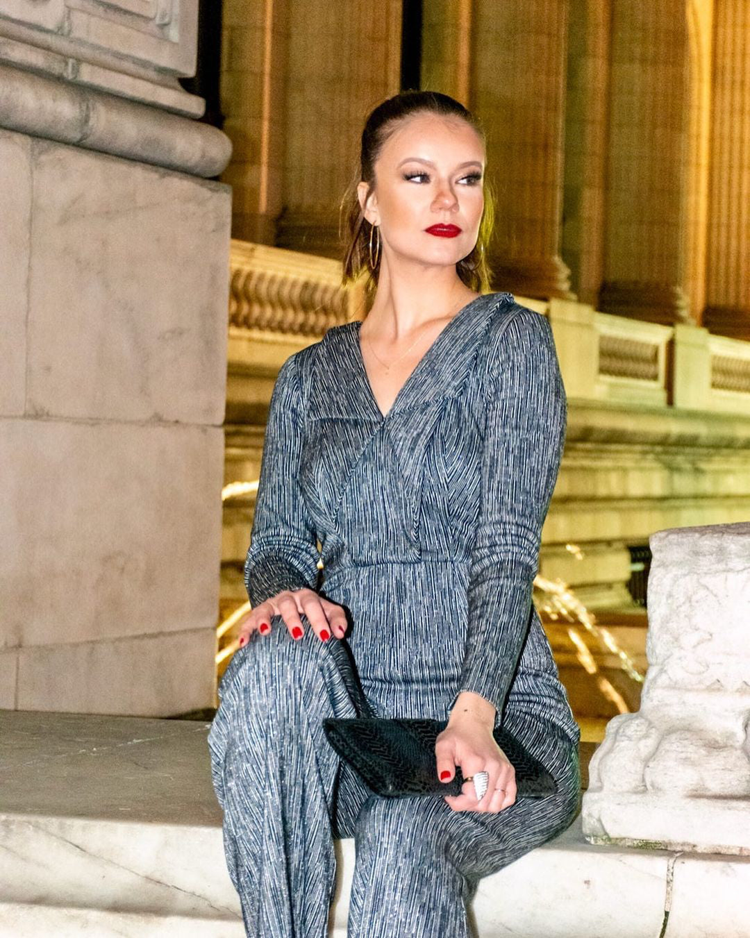 Mono con cuello de origami LS