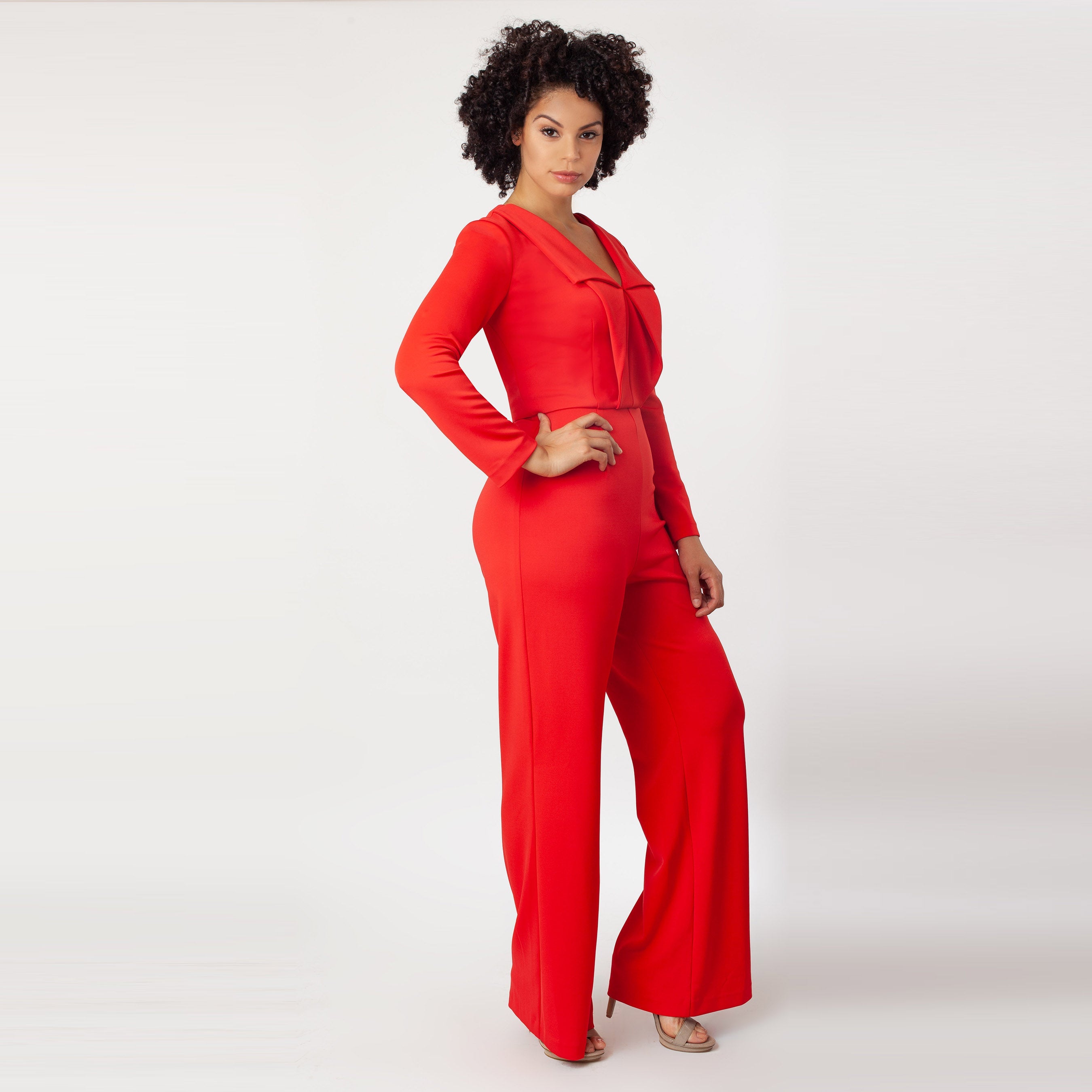 Mono con cuello de origami LS