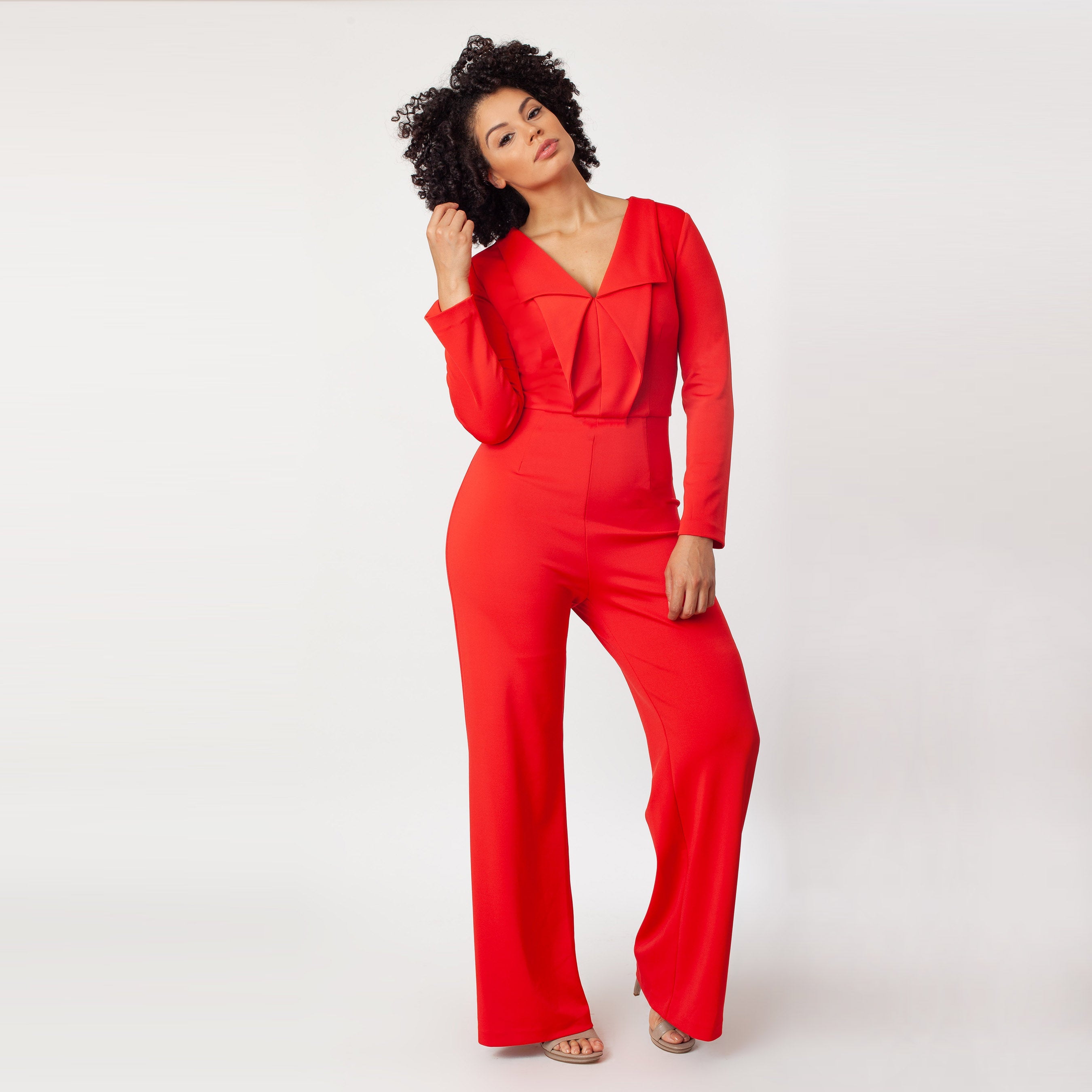 Mono con cuello de origami LS