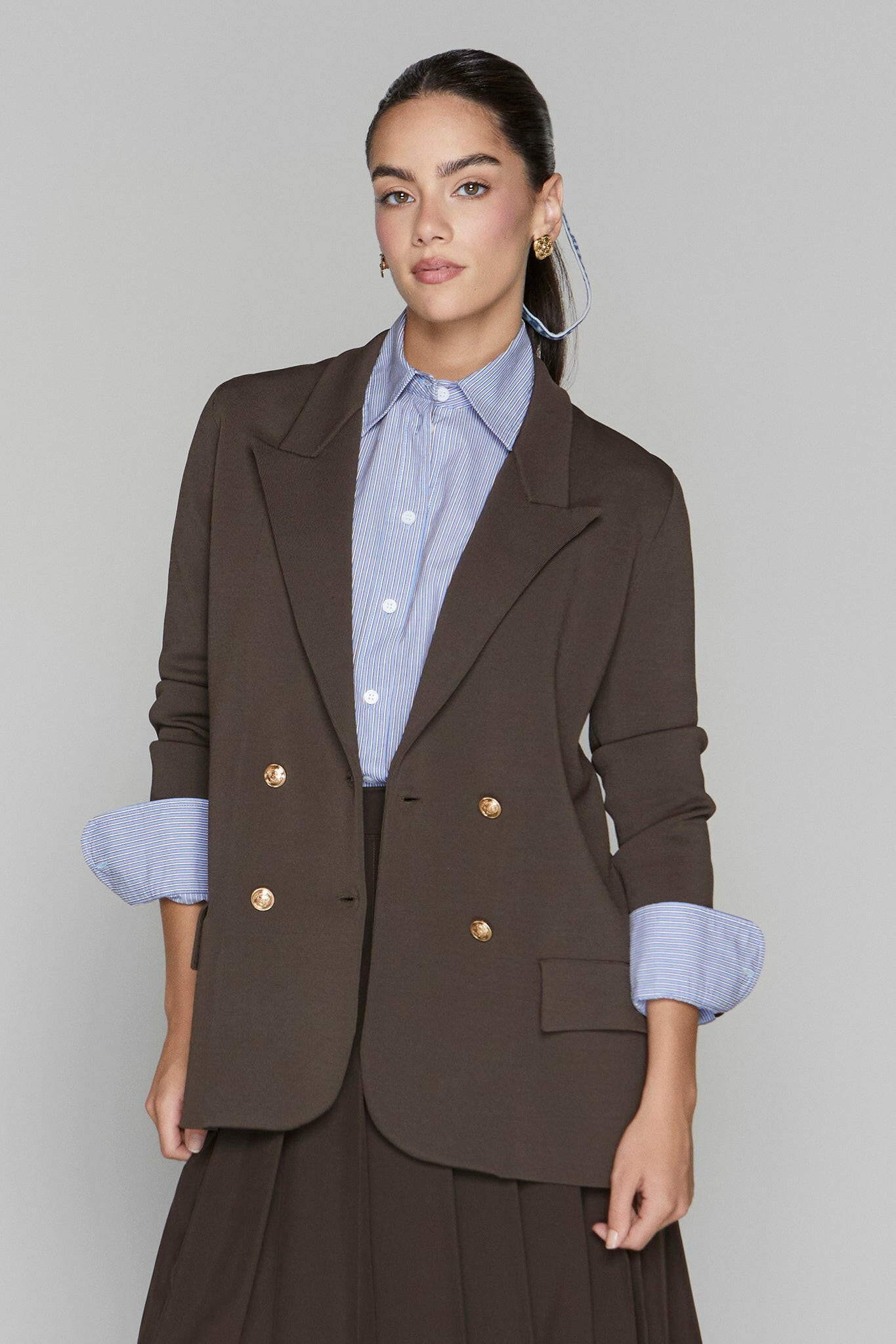 Darby Blazer in Cocoa Apparalel
