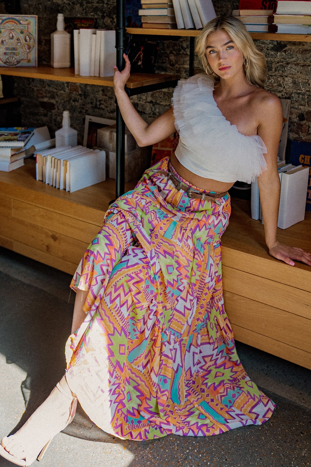 WILL NOT BE FORGOTTEN WOVEN SKIRT - MaraFormigone