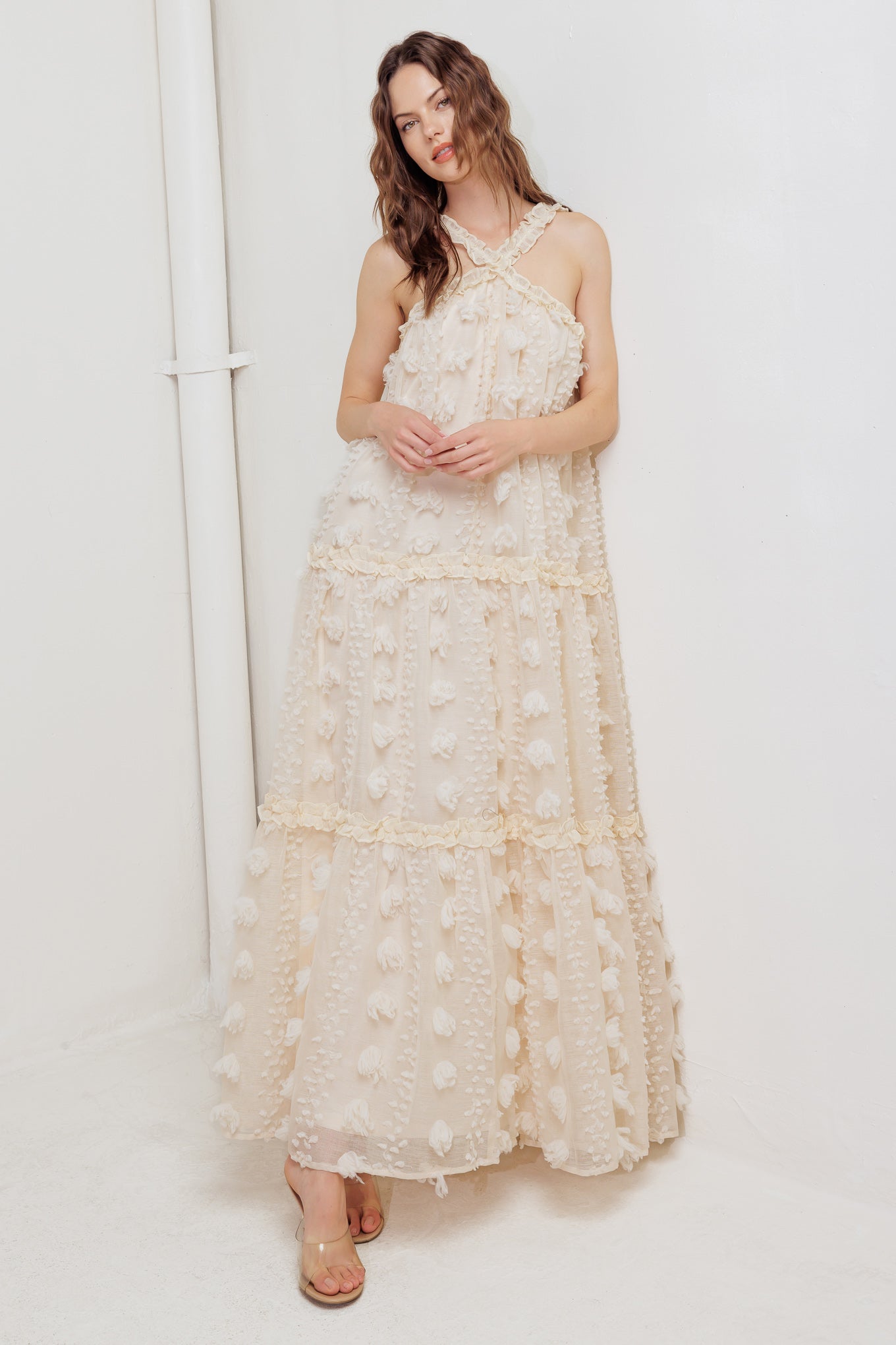 CLOUD NINE GOWN WOVEN ANKLE DRESS - MaraFormigone