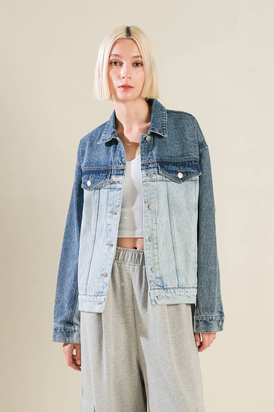A BAR SONG DENIM JACKET - MaraFormigone