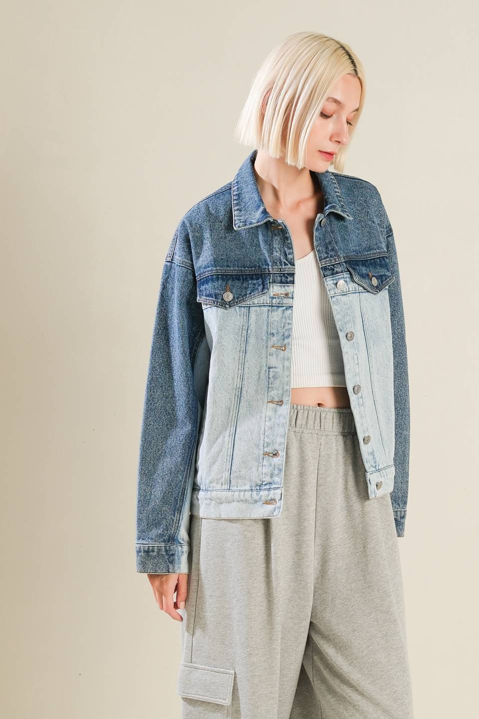A BAR SONG DENIM JACKET - MaraFormigone