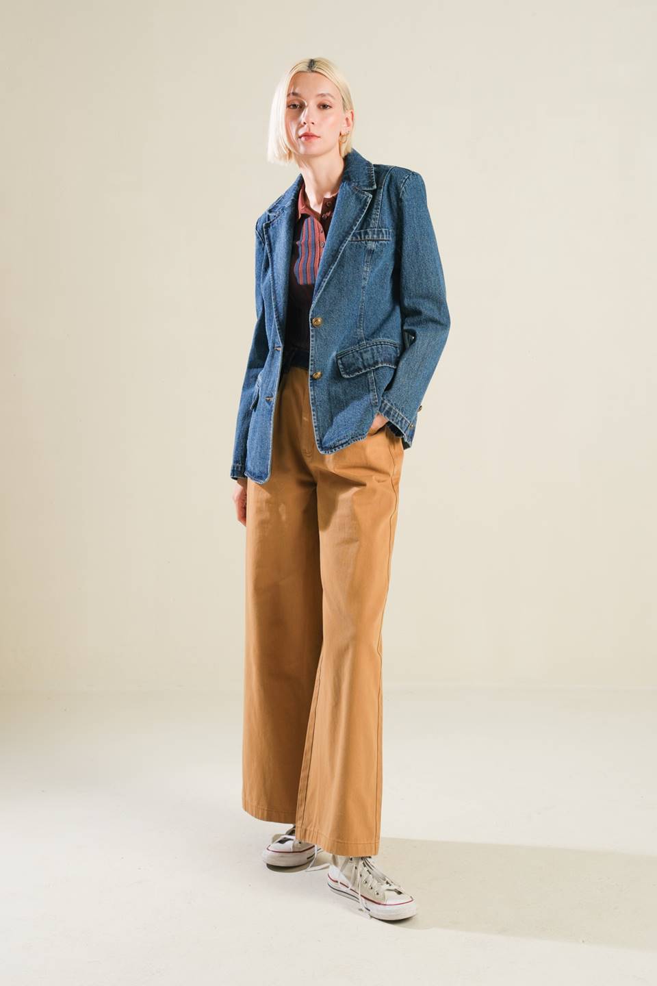 HOT TO GO DENIM BLAZER - MaraFormigone