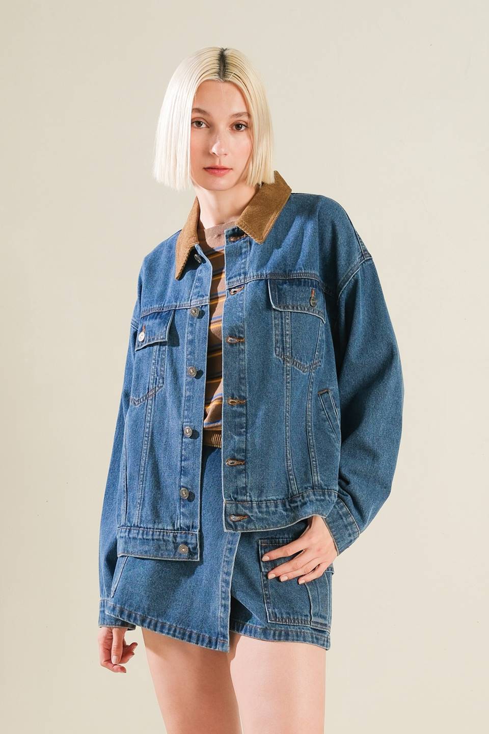 LIVIN' MY BEST LIFE DENIM JACKET - MaraFormigone