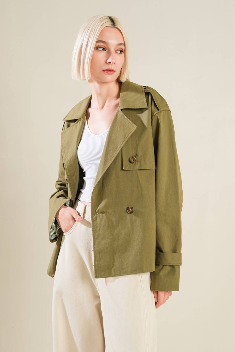 HIDDEN REFLECTIONS WOVEN JACKET - MaraFormigone