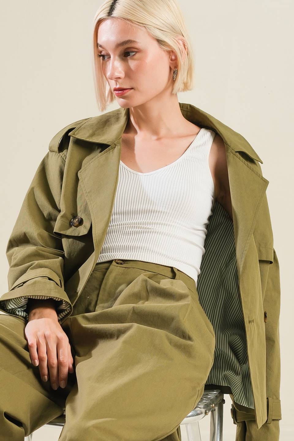 HIDDEN REFLECTIONS WOVEN JACKET - MaraFormigone