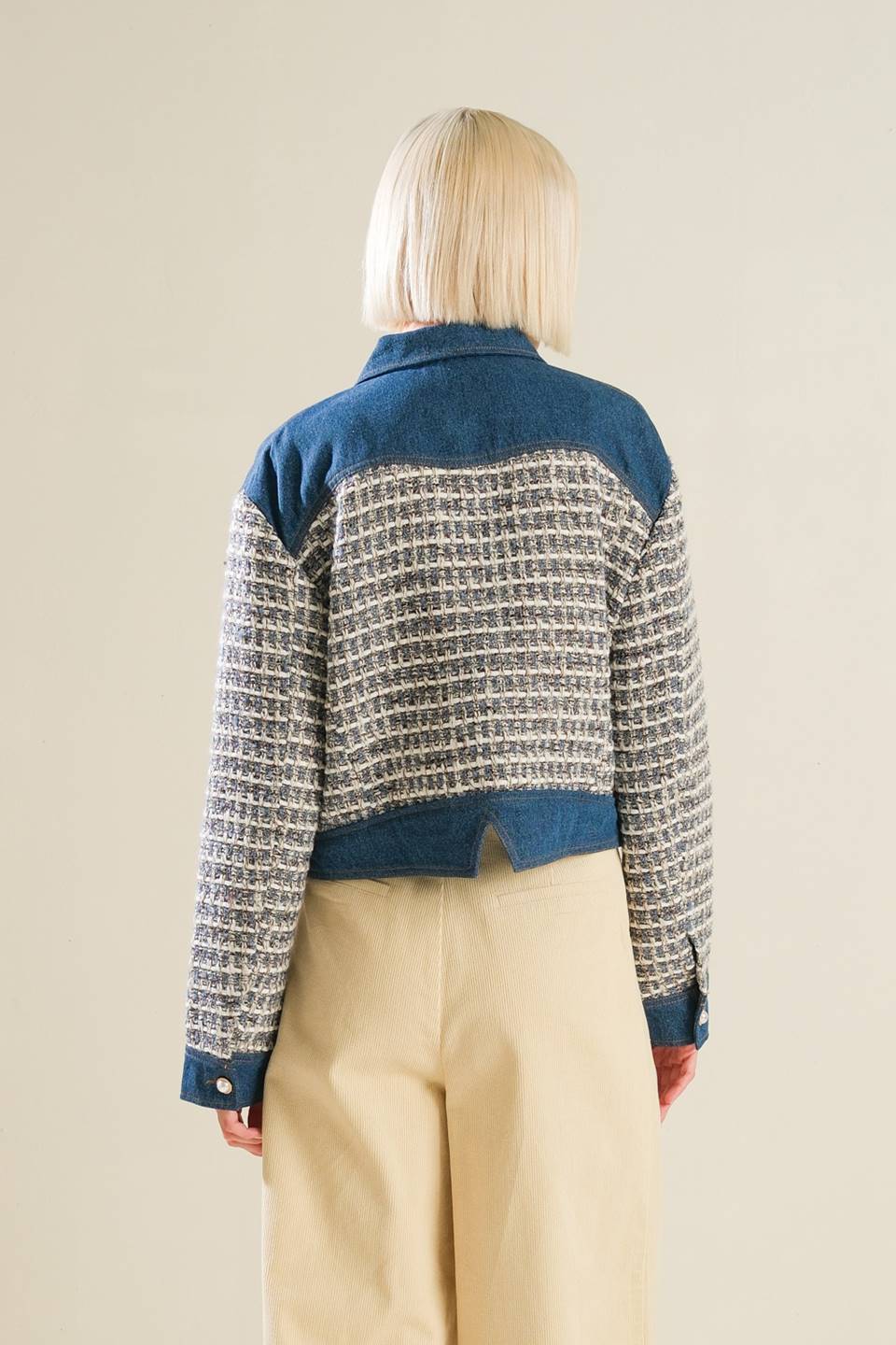 BETTER DAYS TWEED DENIM JACKET - MaraFormigone