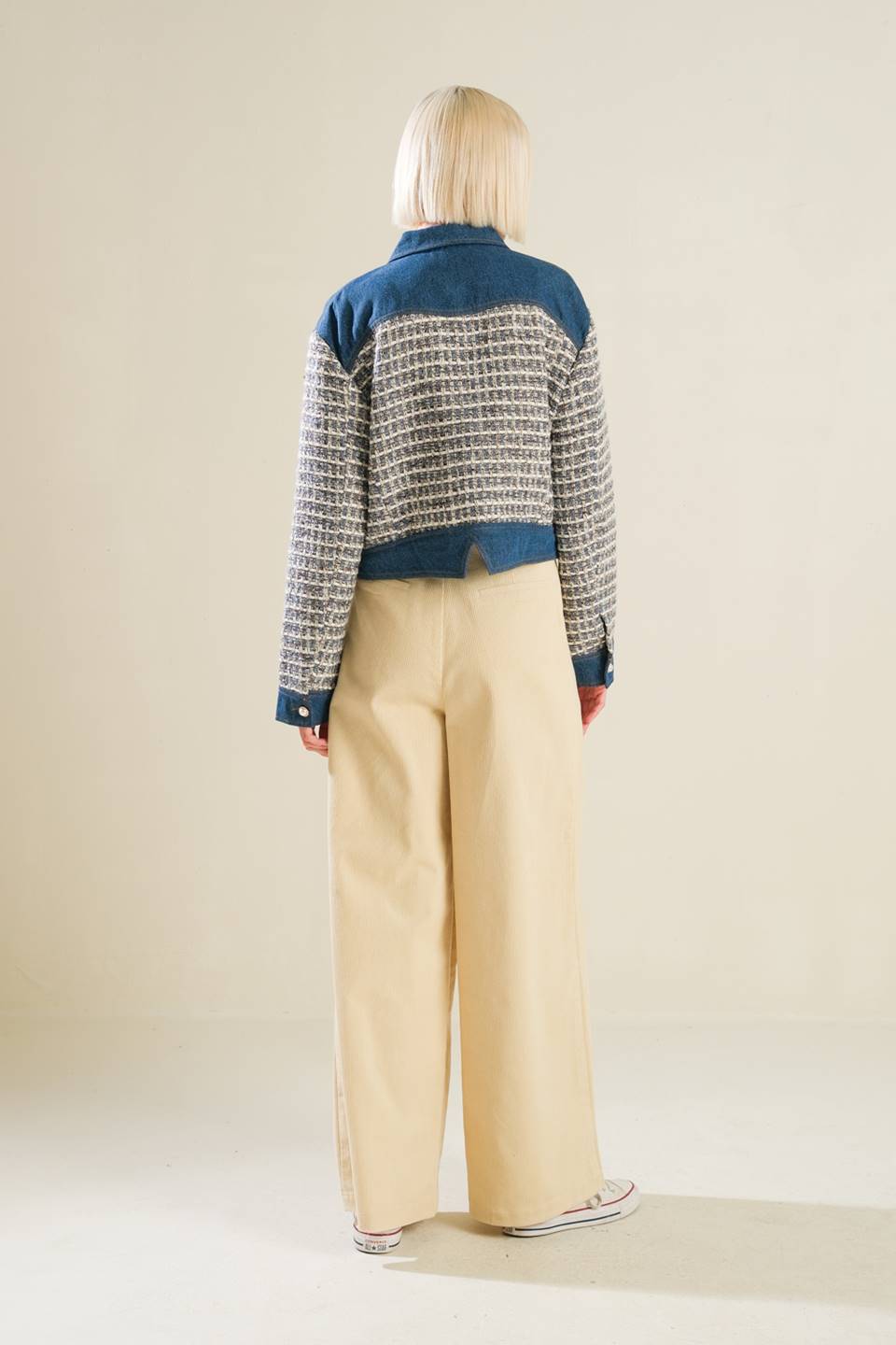 BETTER DAYS TWEED DENIM JACKET - MaraFormigone