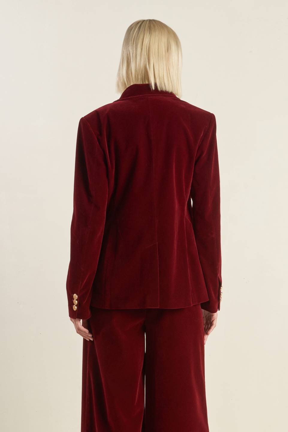 COY CHARM VELVET BLAZER - MaraFormigone