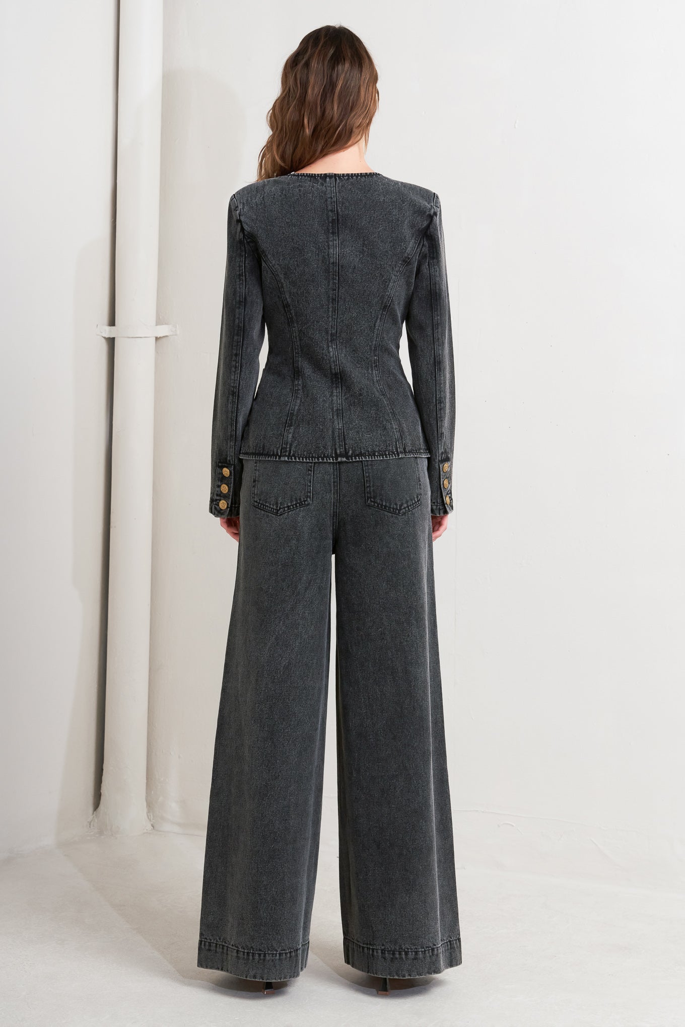 GRAPHITE MUSE DENIM JACKET - MaraFormigone