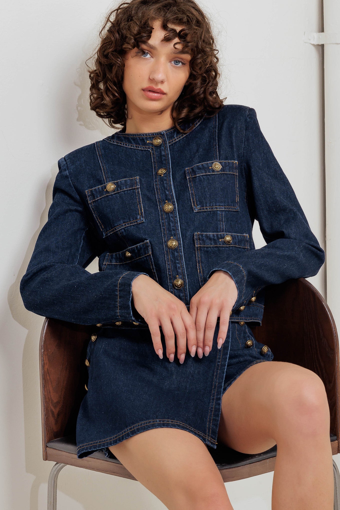 GLAM CODE DENIM JACKET - MaraFormigone