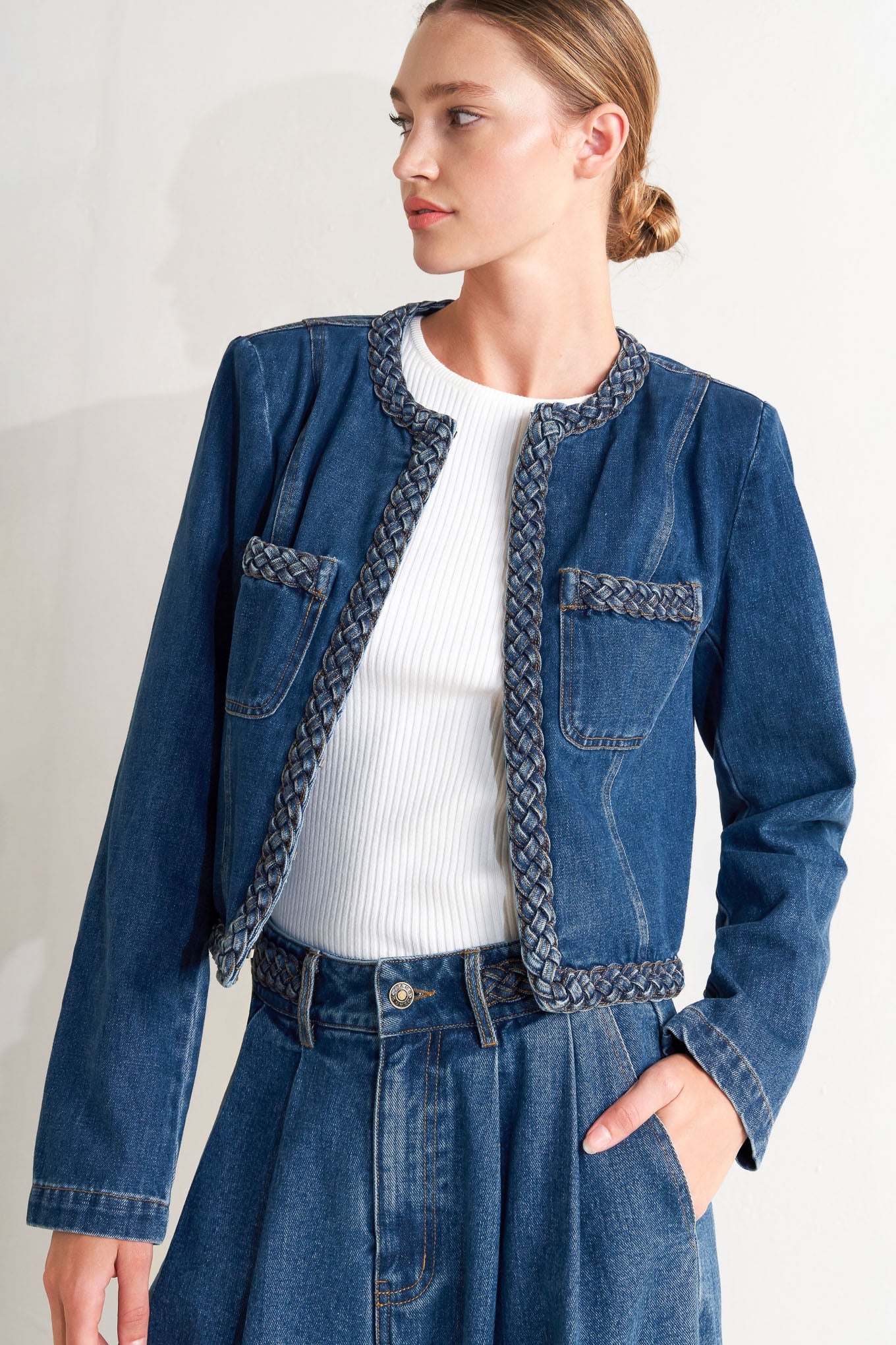 JAQUETA JEANS HERITAGE TWIST