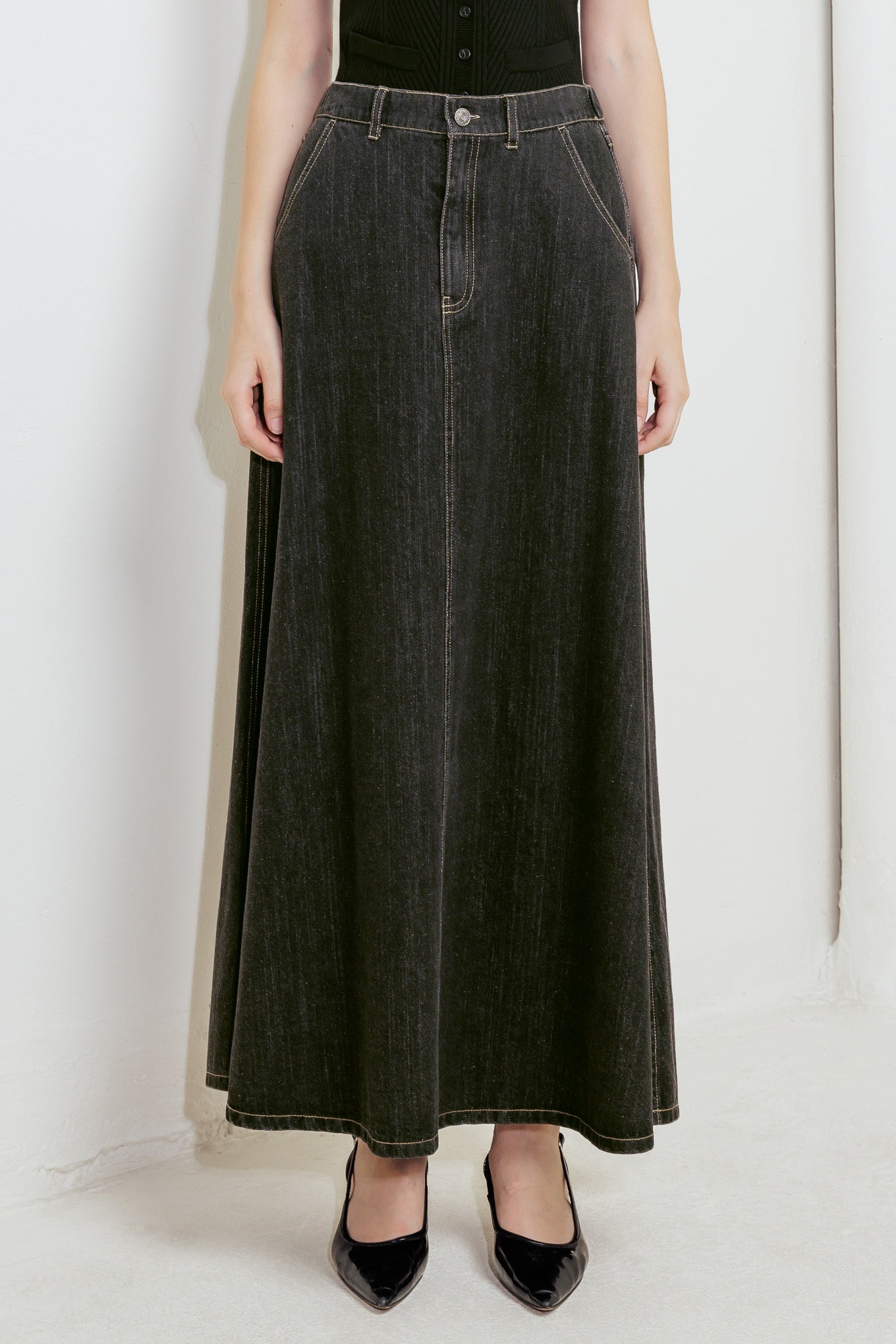 TRADING SECRETS DENIM SKIRT - MaraFormigone