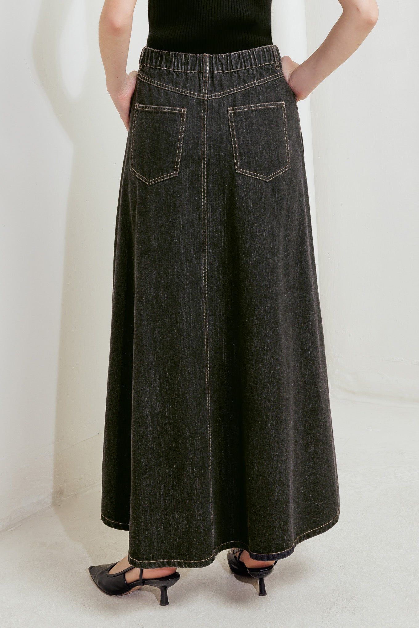 TRADING SECRETS DENIM SKIRT - MaraFormigone