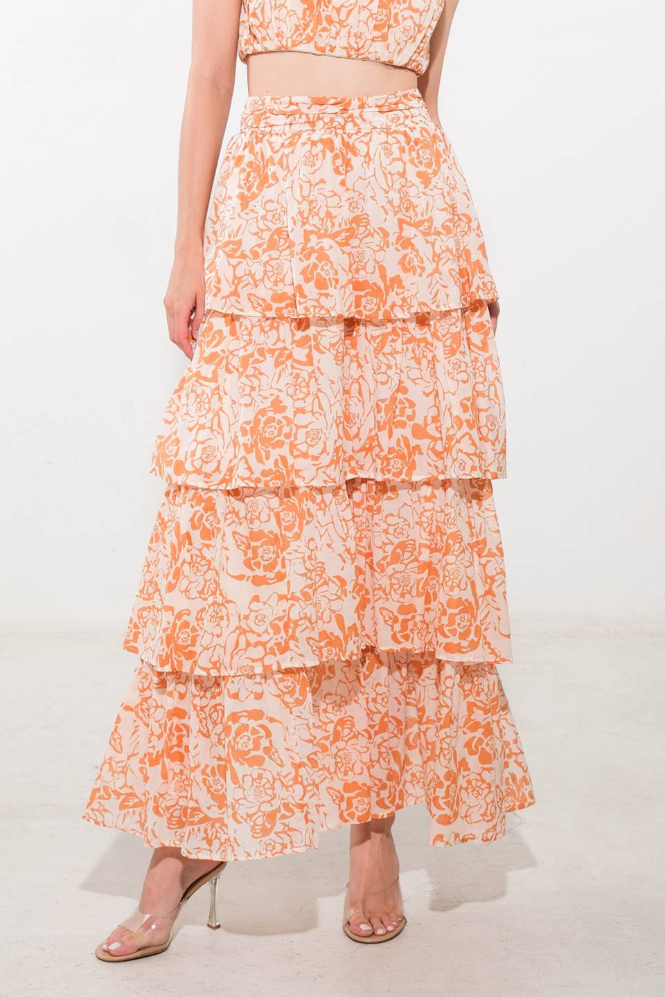 ALLÍ EN MI MENTE FALDA MAXI TEJIDA