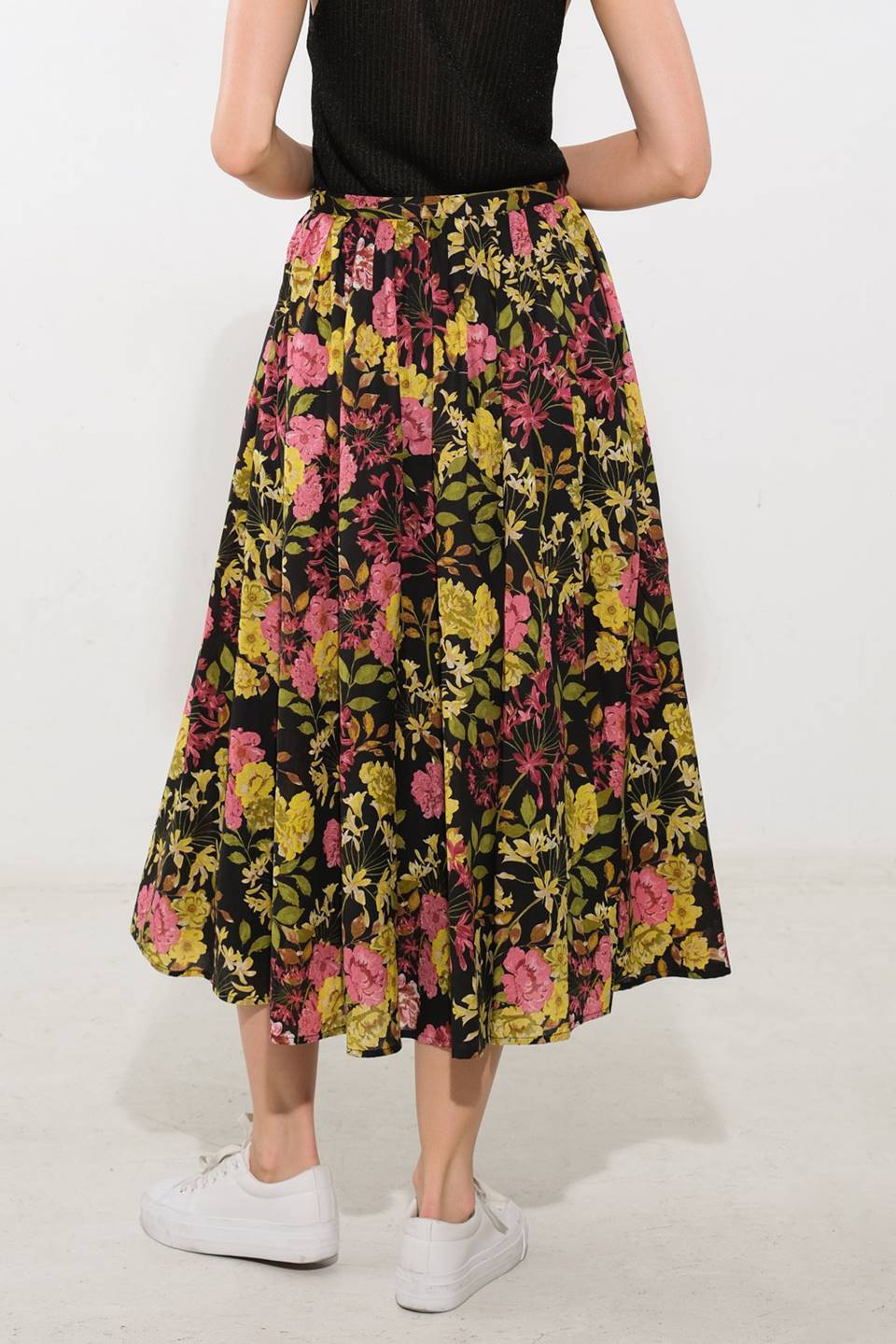 SAIA MIDI TECIDA LOVE YOU MORE