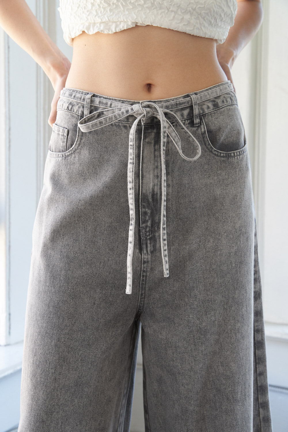 WHEN I MET YOU DENIM PANTS - MaraFormigone