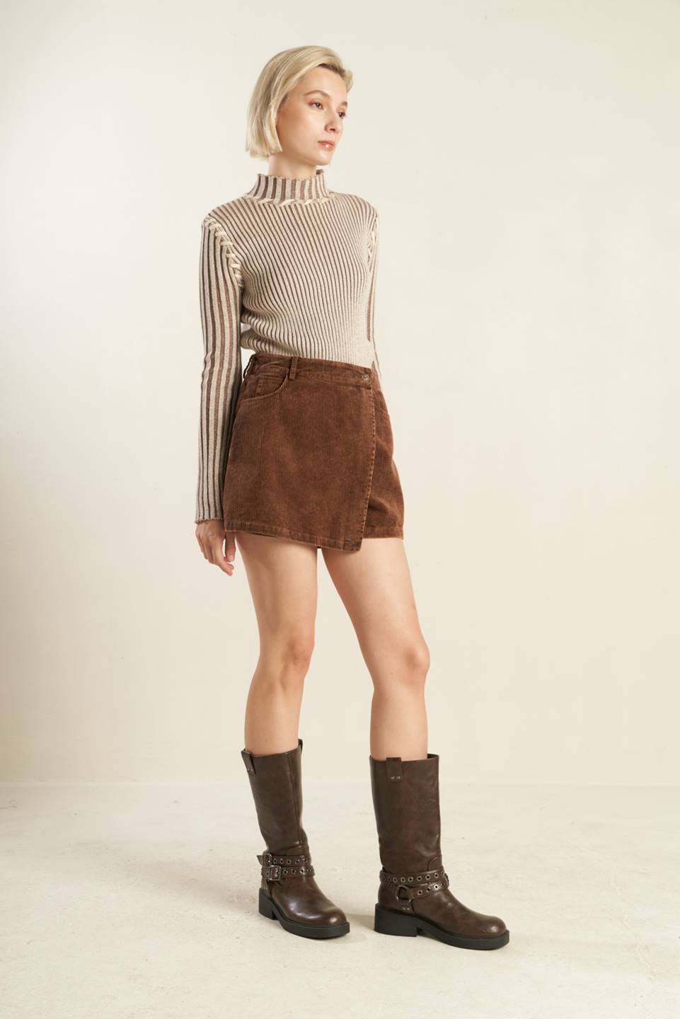 ESCAPING REALITY CORDUROY SKIRT - MaraFormigone