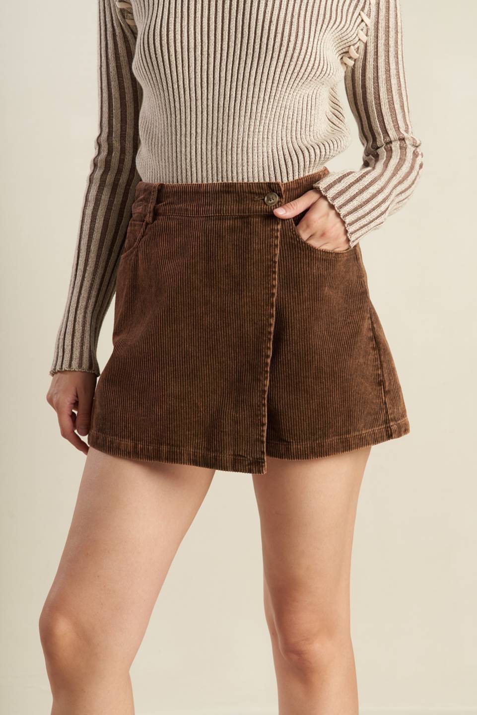 ESCAPING REALITY CORDUROY SKIRT - MaraFormigone