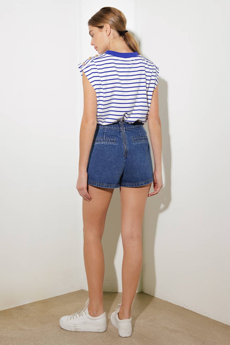 FOR A SECOND DENIM SKORT - MaraFormigone