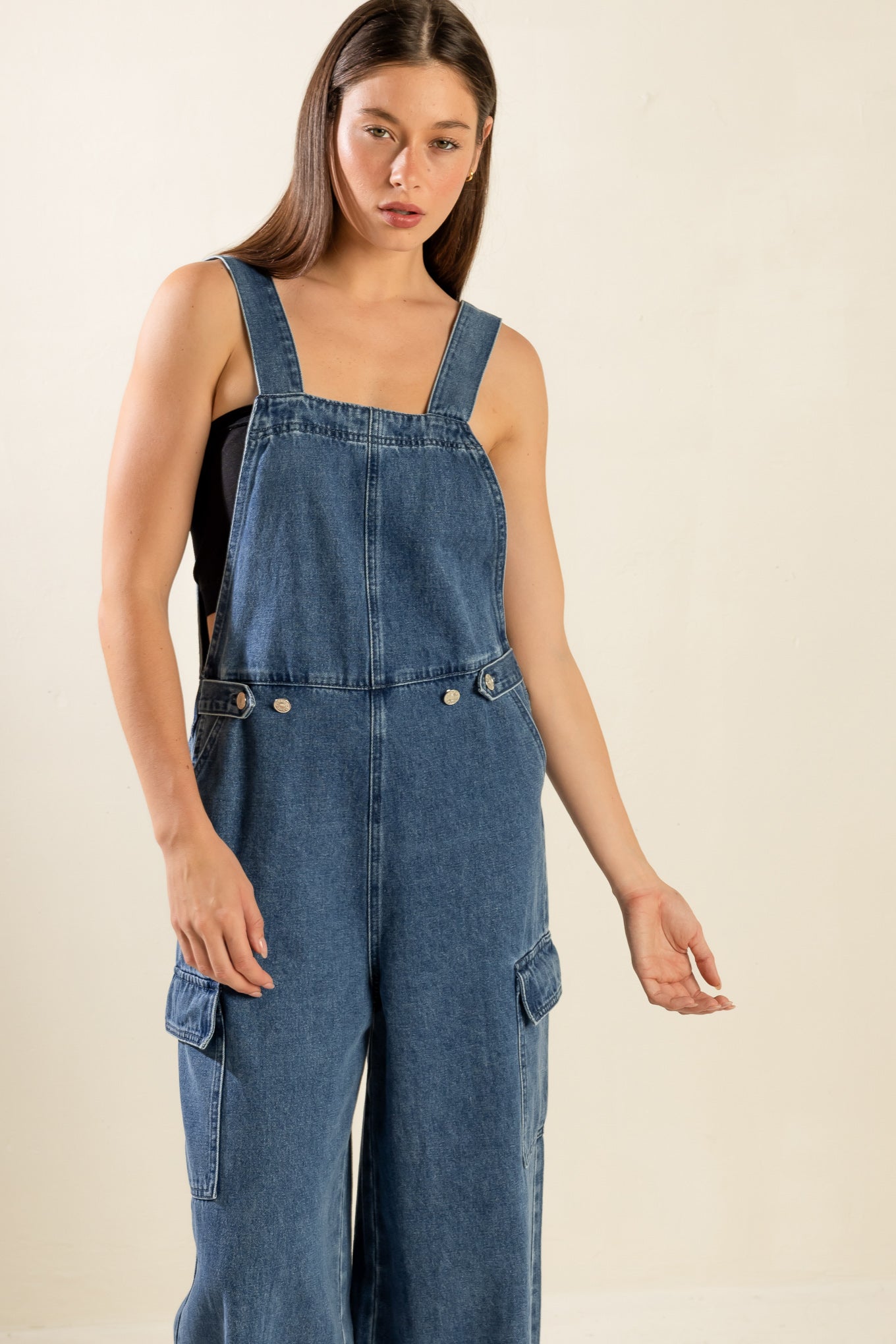 LET ME TALK DENIM CARGO PANTS - MaraFormigone