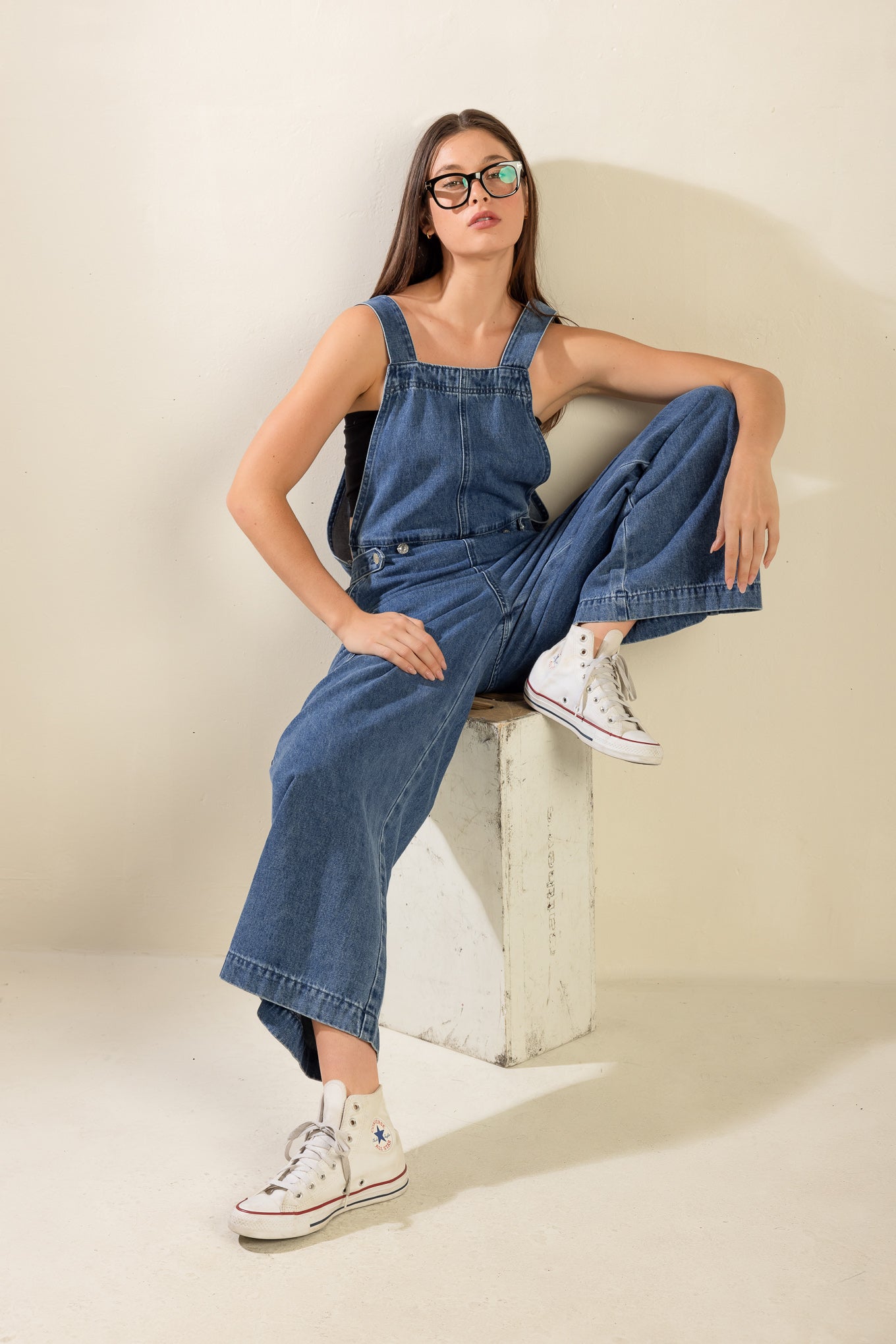 LET ME TALK DENIM CARGO PANTS - MaraFormigone