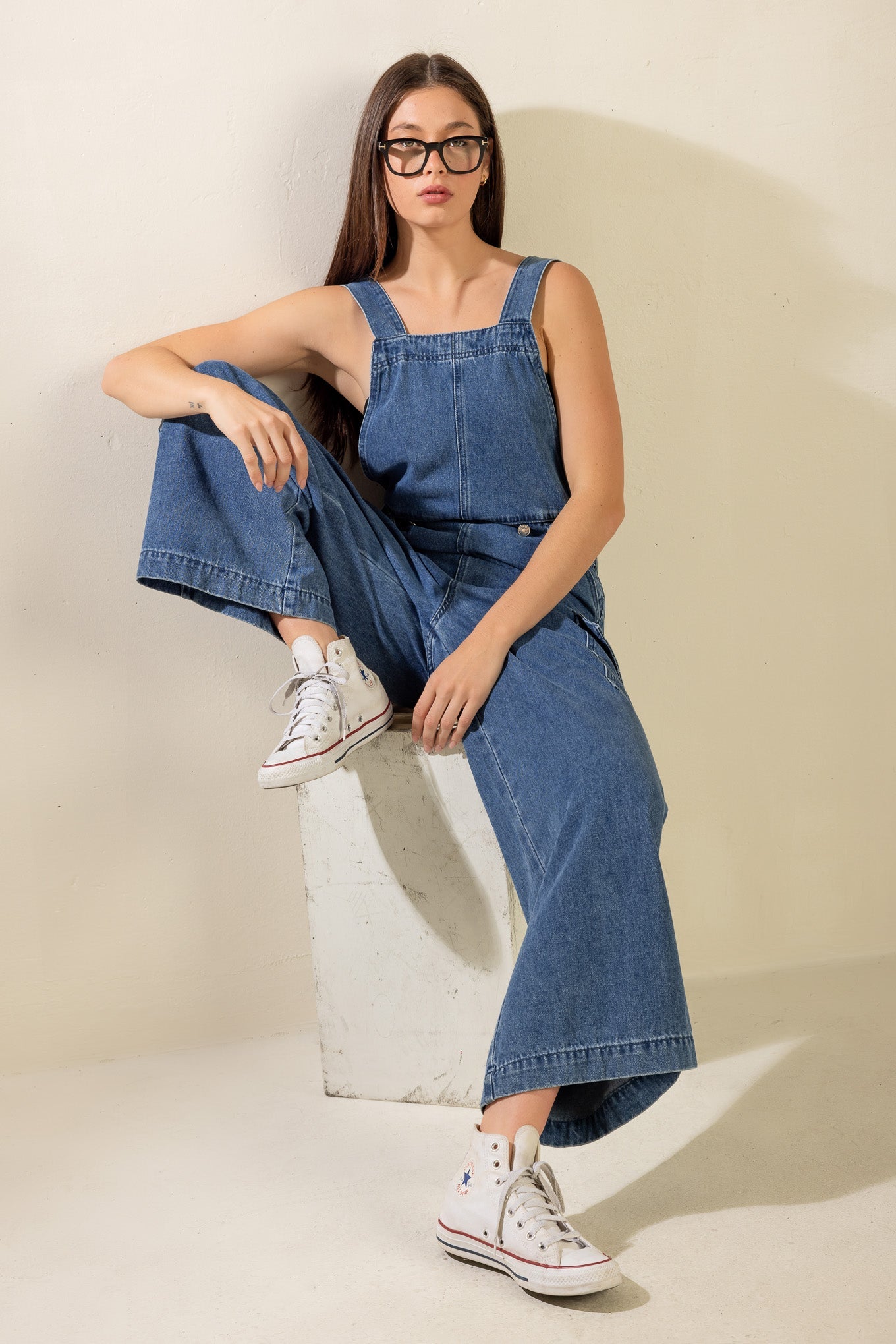 LET ME TALK DENIM CARGO PANTS - MaraFormigone