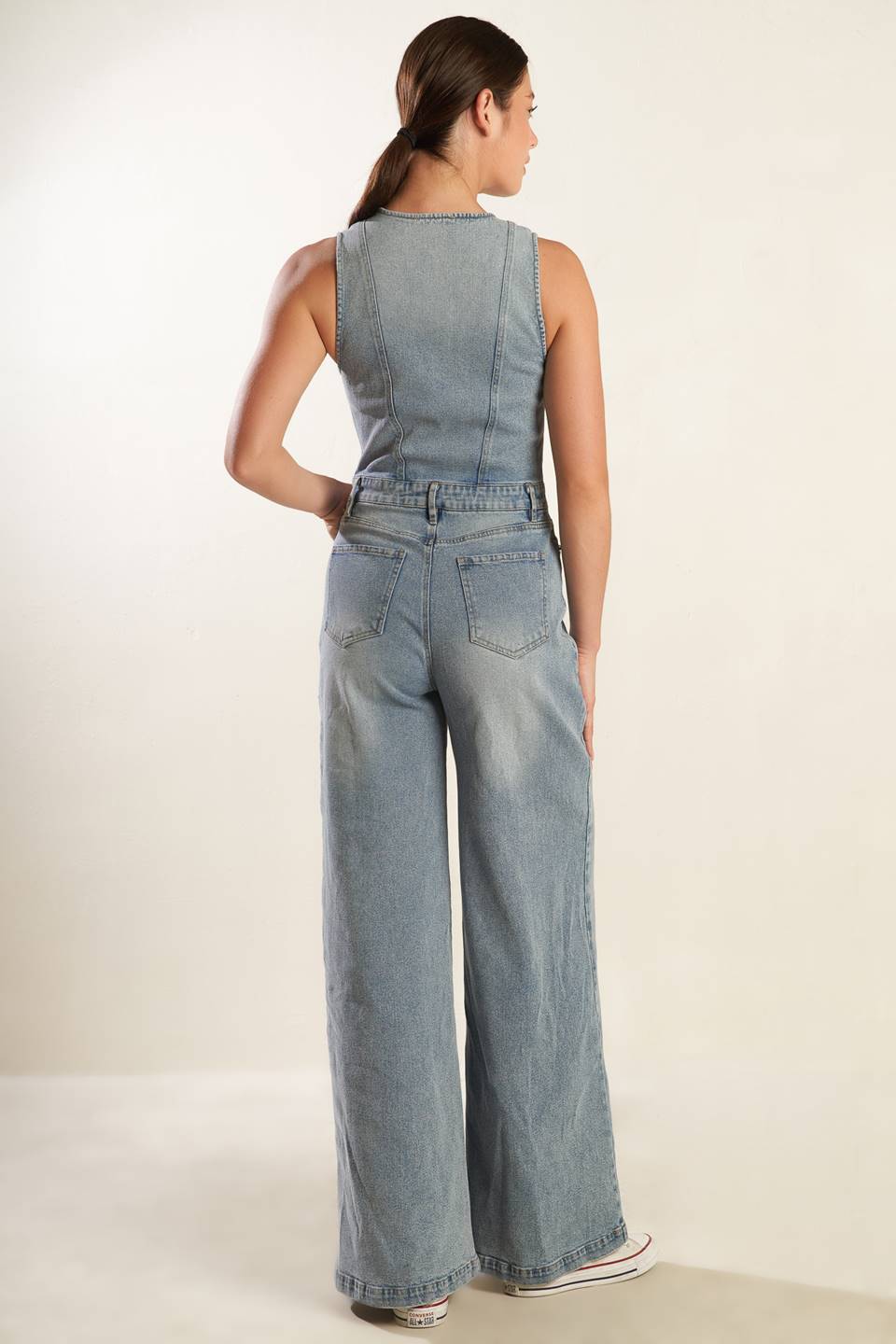 WALK WITH ME DENIM JUMPSUIT - MaraFormigone