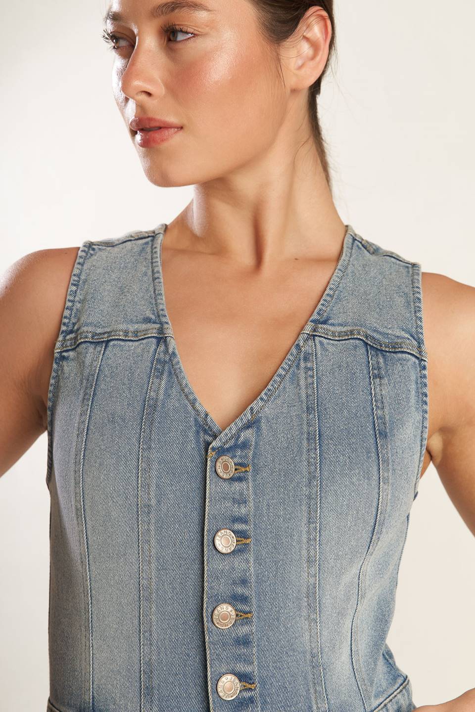 WALK WITH ME DENIM JUMPSUIT - MaraFormigone