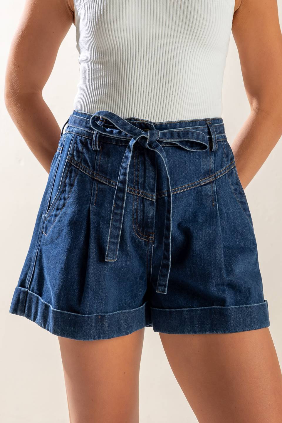 WALK IN THE PARK DENIM SHORTS - MaraFormigone