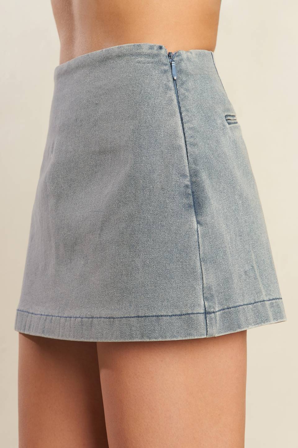 DAISY DATE DENIM SKORT - MaraFormigone