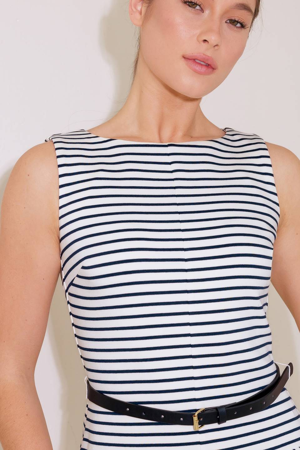 A PRECIOUS LIFT NAVY KNIT ROMPER - MaraFormigone