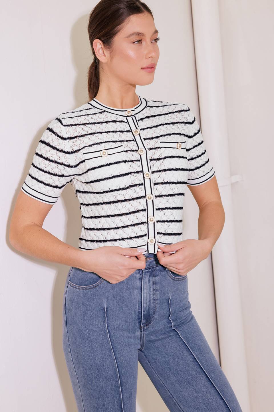 CARDIGAN DE TRICÔ "UM DIA NO PRADOW"