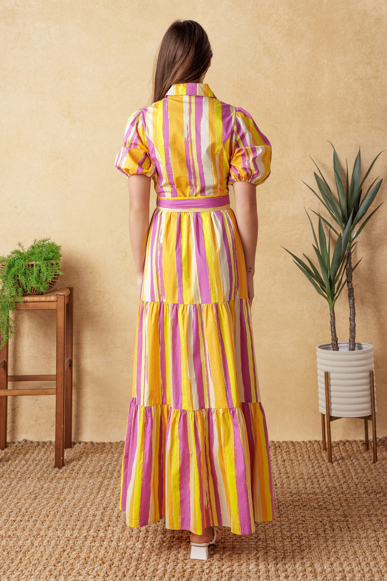 Vestido largo de popelina SOIREE SWEETNESS