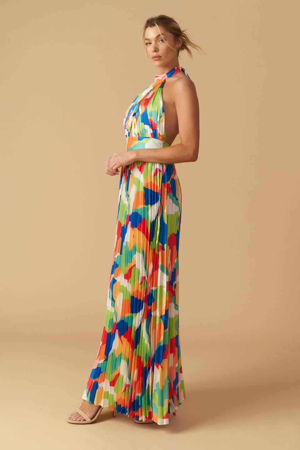 KEEP BLOOMING WOVEN MAXI DRESS - MaraFormigone