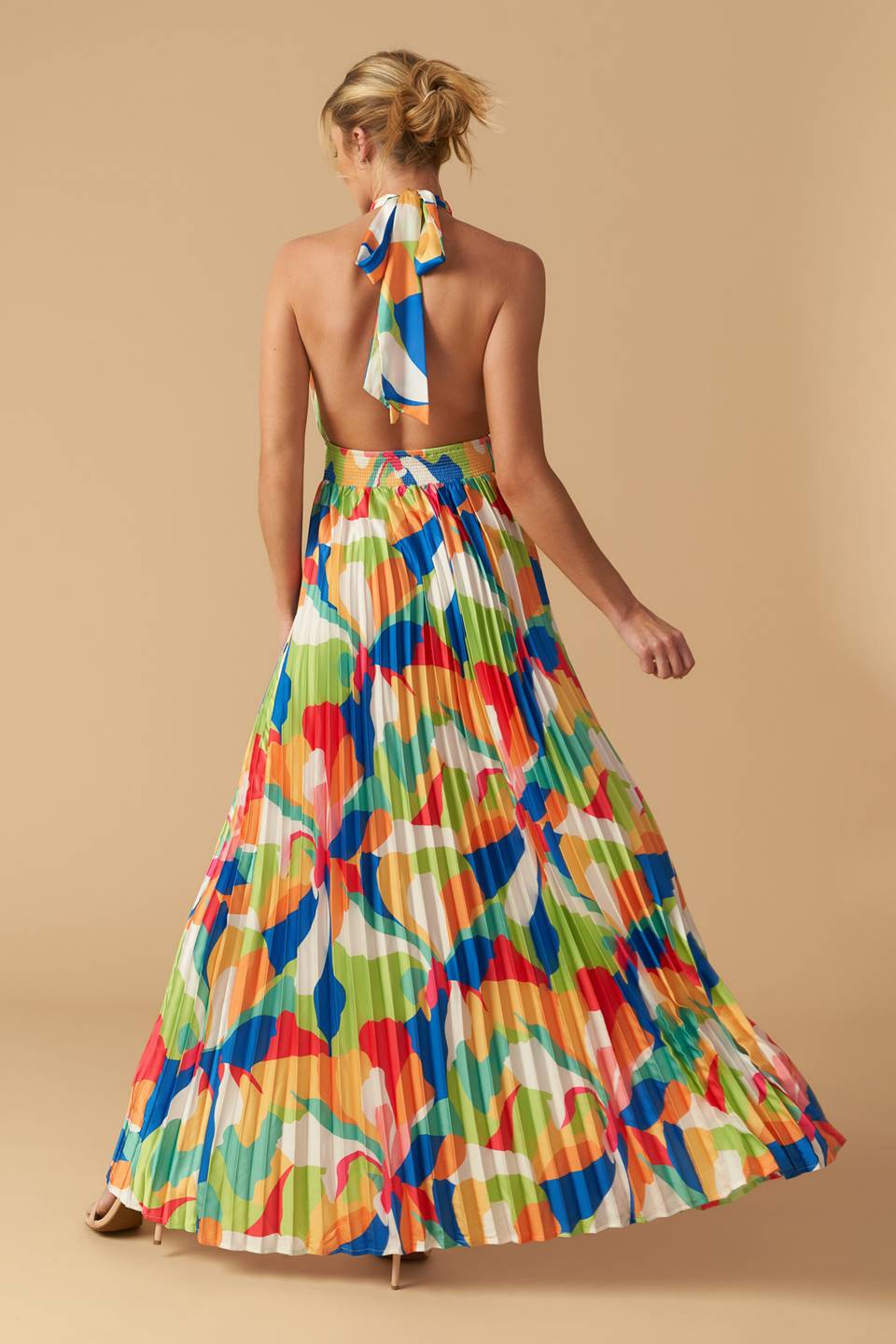 KEEP BLOOMING WOVEN MAXI DRESS - MaraFormigone