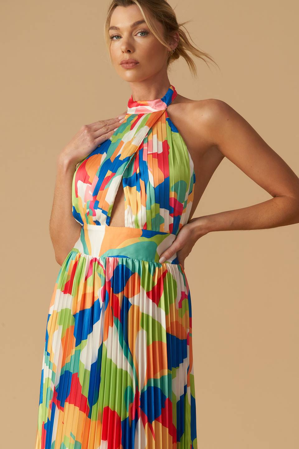 KEEP BLOOMING WOVEN MAXI DRESS - MaraFormigone