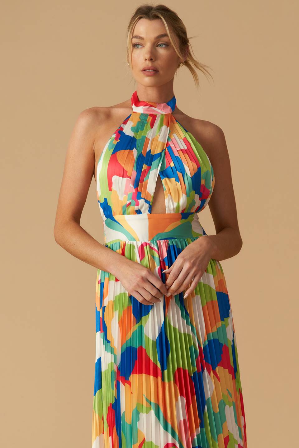 KEEP BLOOMING WOVEN MAXI DRESS - MaraFormigone