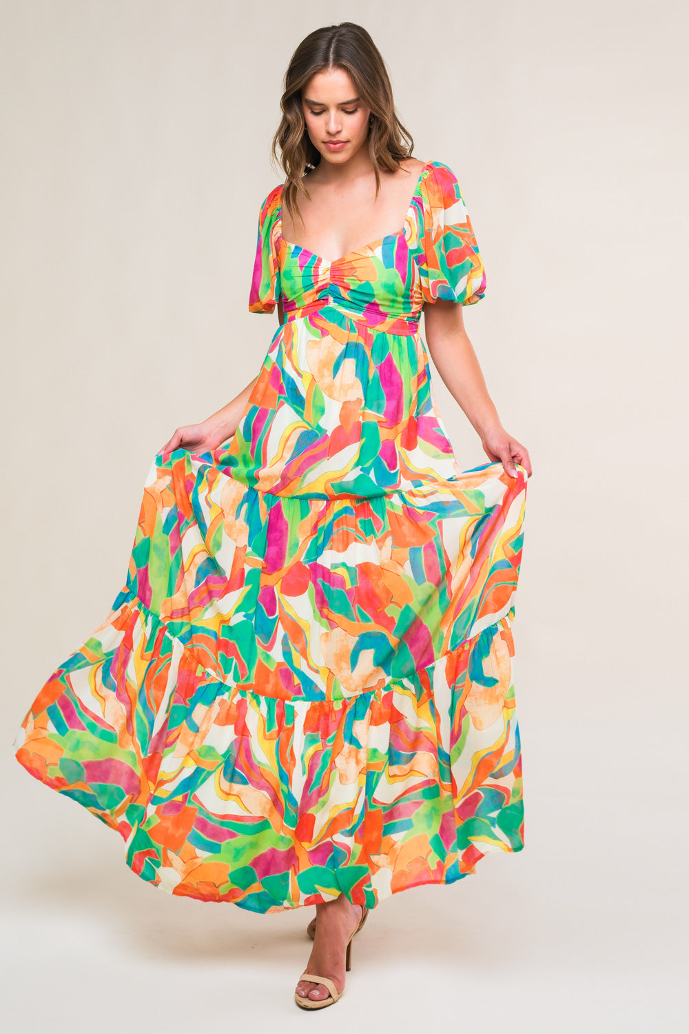 EXCEPTIONAL EXPRESSION WOVEN MAXI DRESS - MaraFormigone