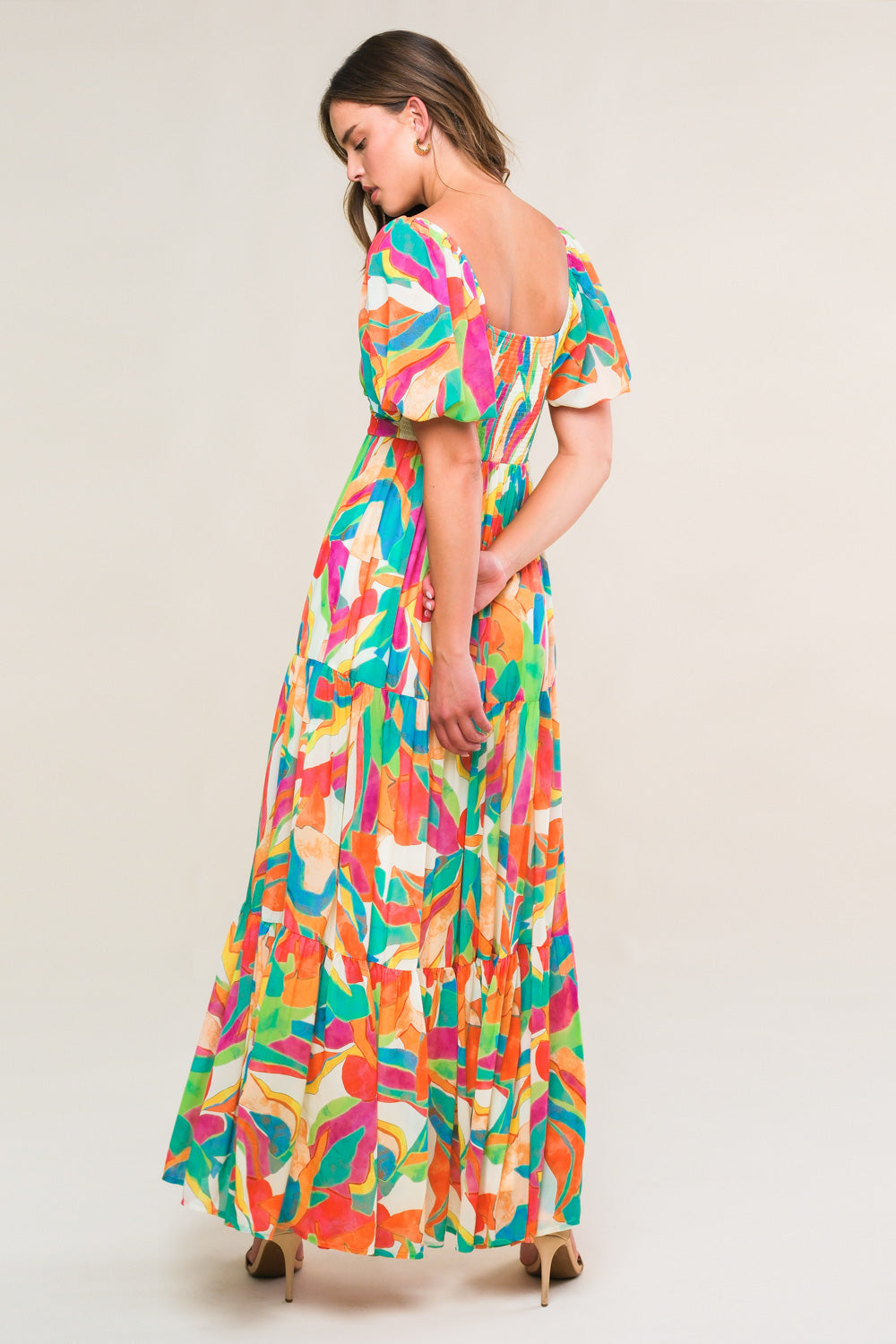 EXCEPTIONAL EXPRESSION WOVEN MAXI DRESS - MaraFormigone