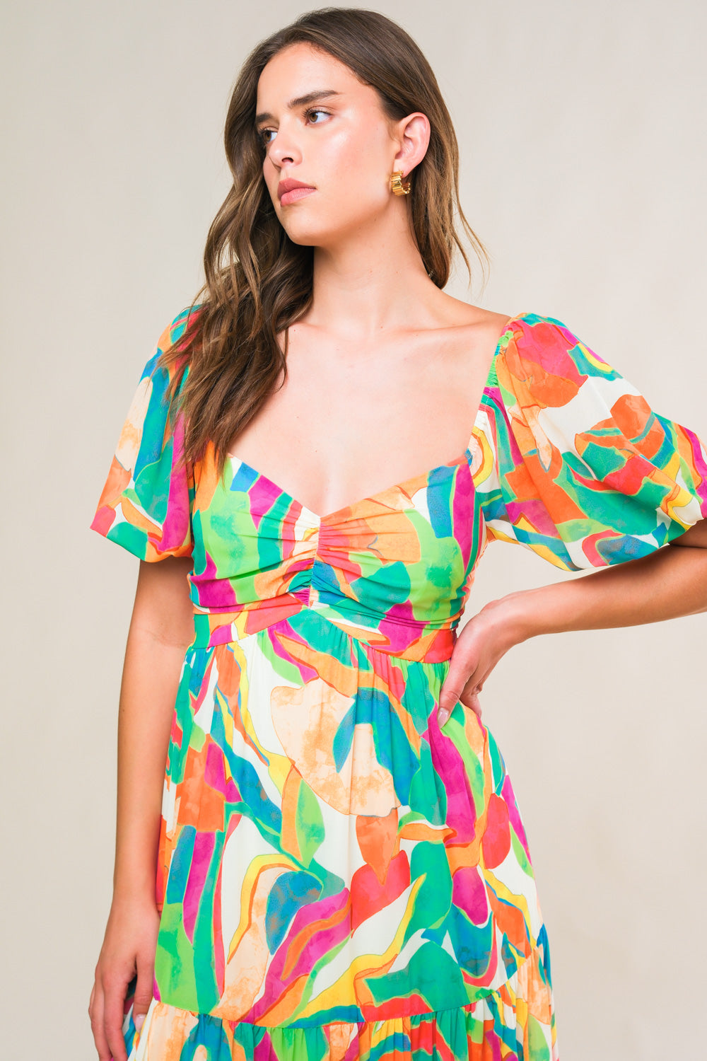 EXCEPTIONAL EXPRESSION WOVEN MAXI DRESS - MaraFormigone