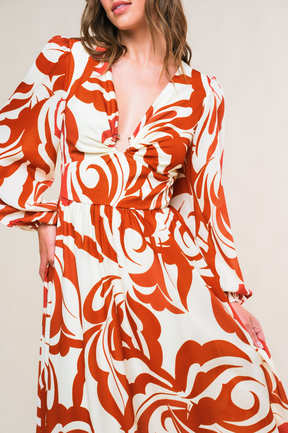 LOVE IN YOUR EYES WOVEN MAXI DRESS - MaraFormigone