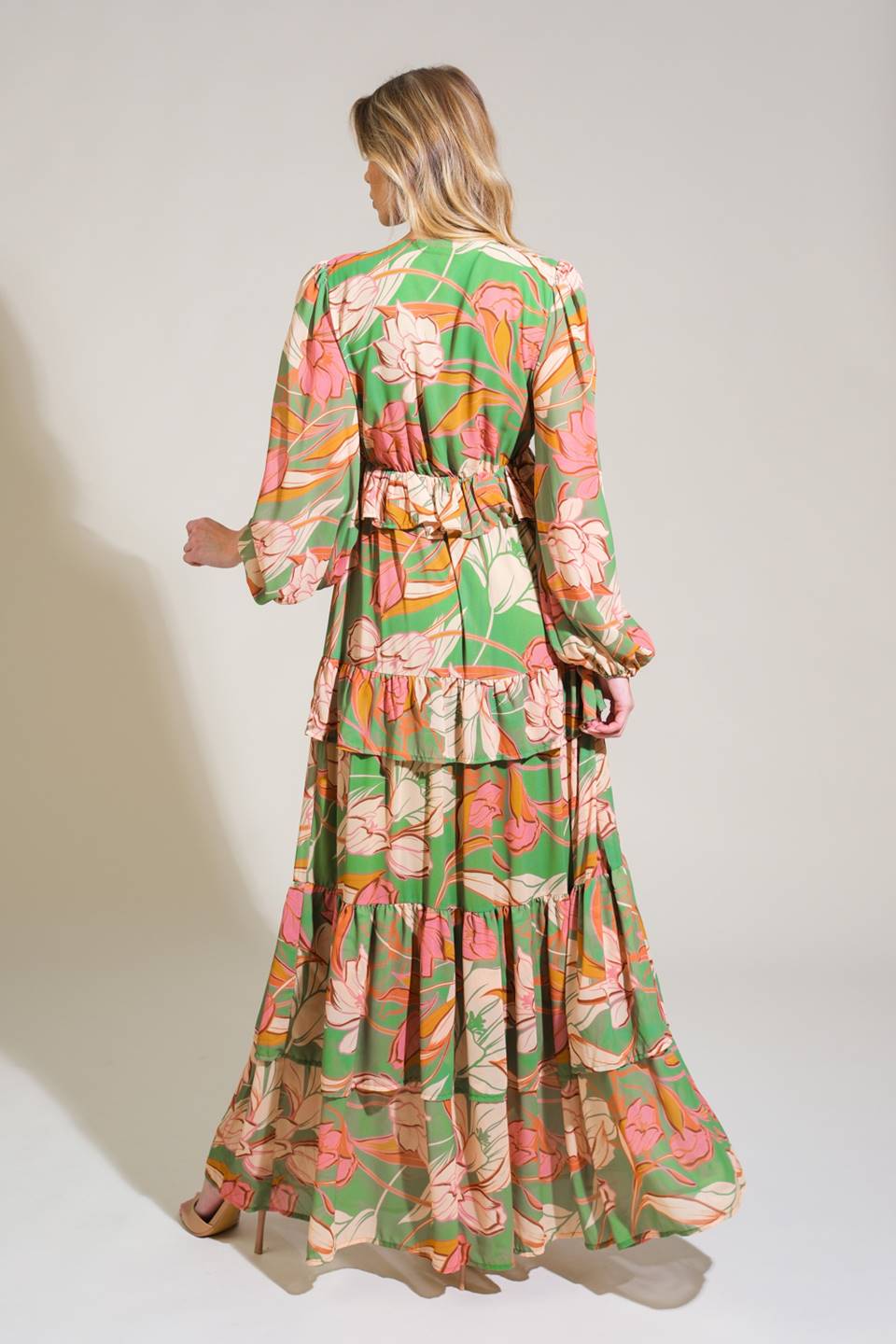 GRACE IN EVERY STEP WOVEN MAXI DRESS - MaraFormigone