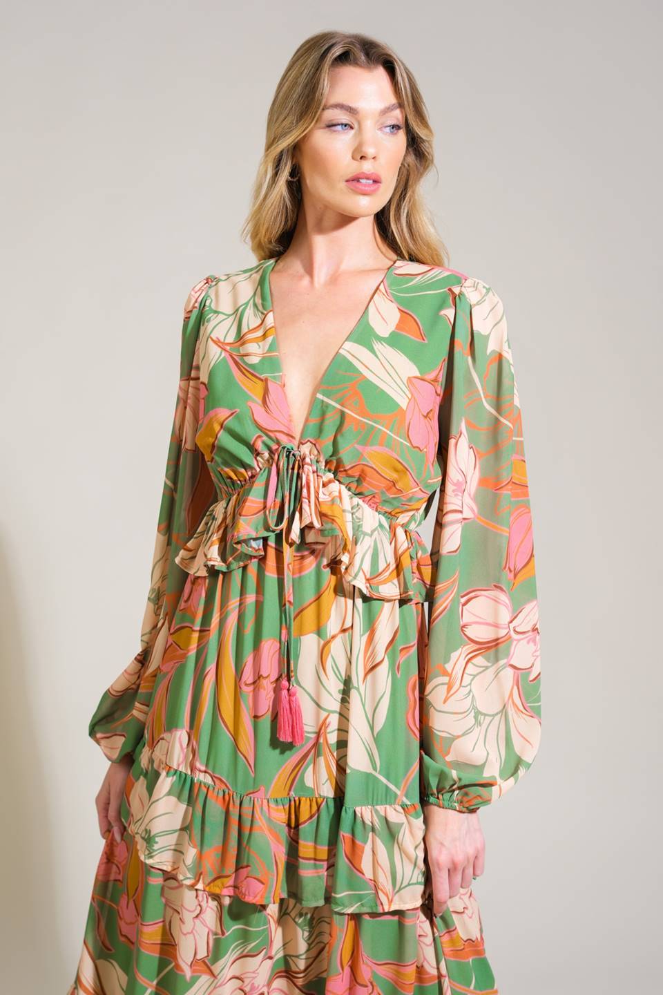 GRACE IN EVERY STEP WOVEN MAXI DRESS - MaraFormigone