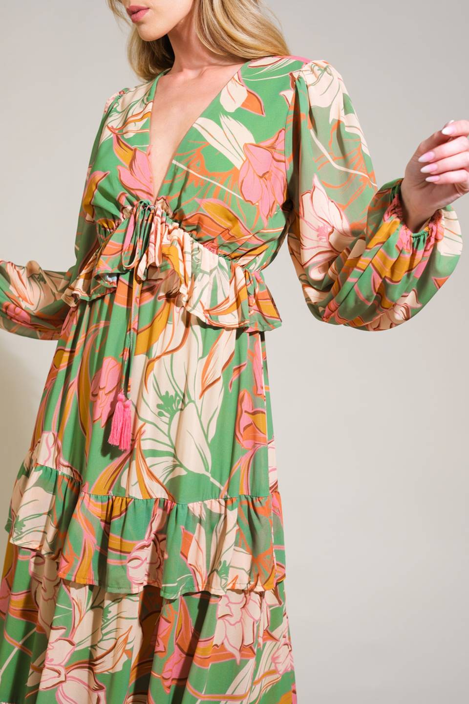 GRACE IN EVERY STEP WOVEN MAXI DRESS - MaraFormigone